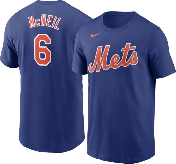 Nike Men's New York Mets Jeff McNeil #6 Blue T-Shirt