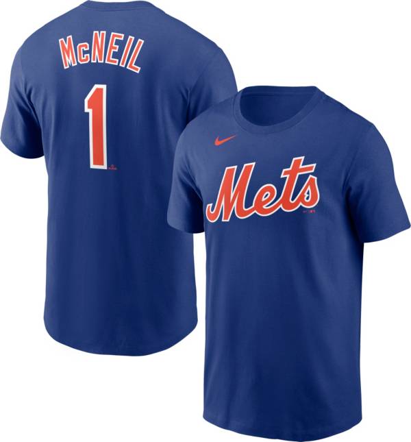 Nike Men's New York Mets Jeff McNeil #1 Blue T-Shirt