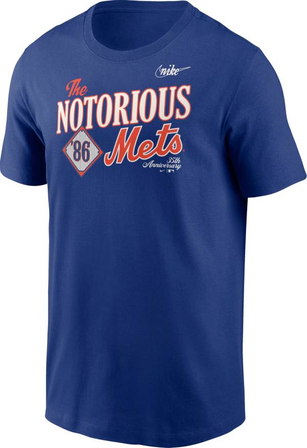 Nike Men's New York Mets Blue ‘Notorious 86' T-Shirt