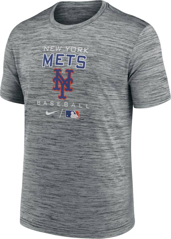 Nike Men's New York Mets Gray Legend Velocity T-Shirt