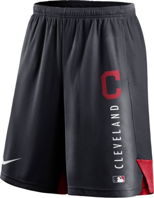 Nike Men's Cleveland Indians Blue Authentic Collection Training Short