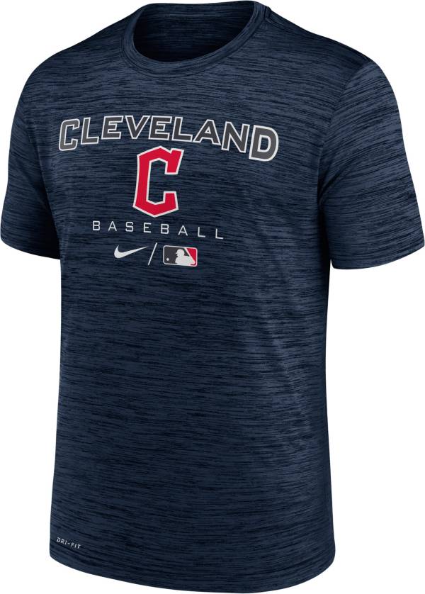 Nike Men's Cleveland Guardians Blue Velocity T-Shirt product image