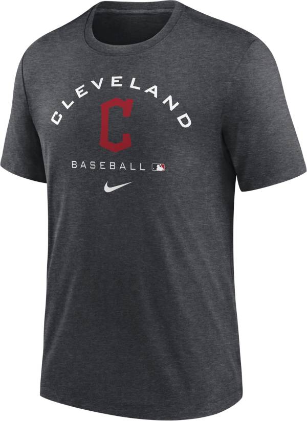 Nike Men's Cleveland Indians Gray Early Work T-Shirt