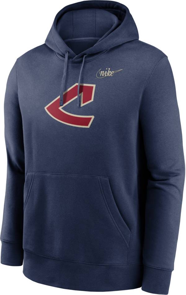 Nike Men's Cleveland Indians Navy Club Hoodie