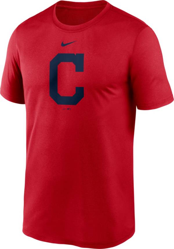 Nike Men's Cleveland Indians Red Dri-FIT Logo Legend T-Shirt