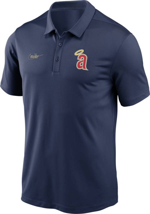 Nike Men's Los Angeles Angels Blue Cooperstown Franchise Polo