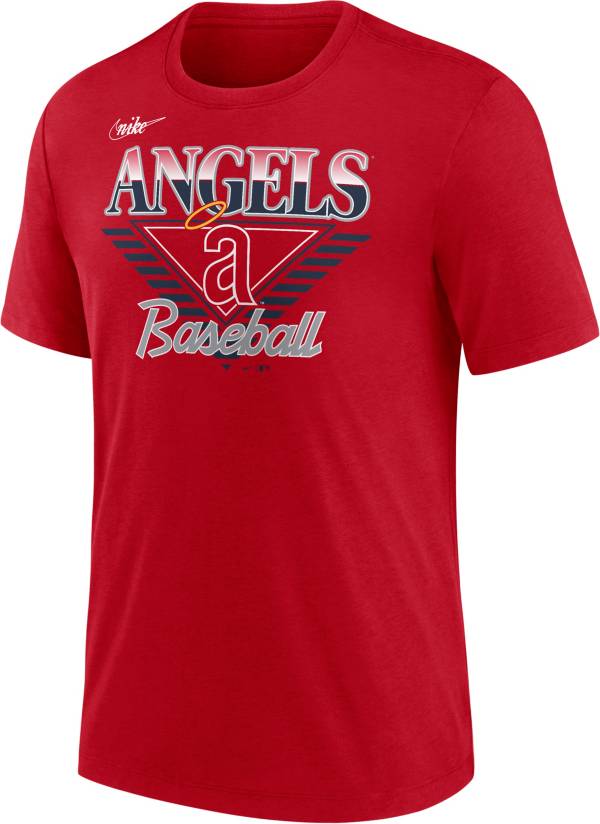 Nike Men's Los Angeles Angels Red Cooperstown Rewind T-Shirt