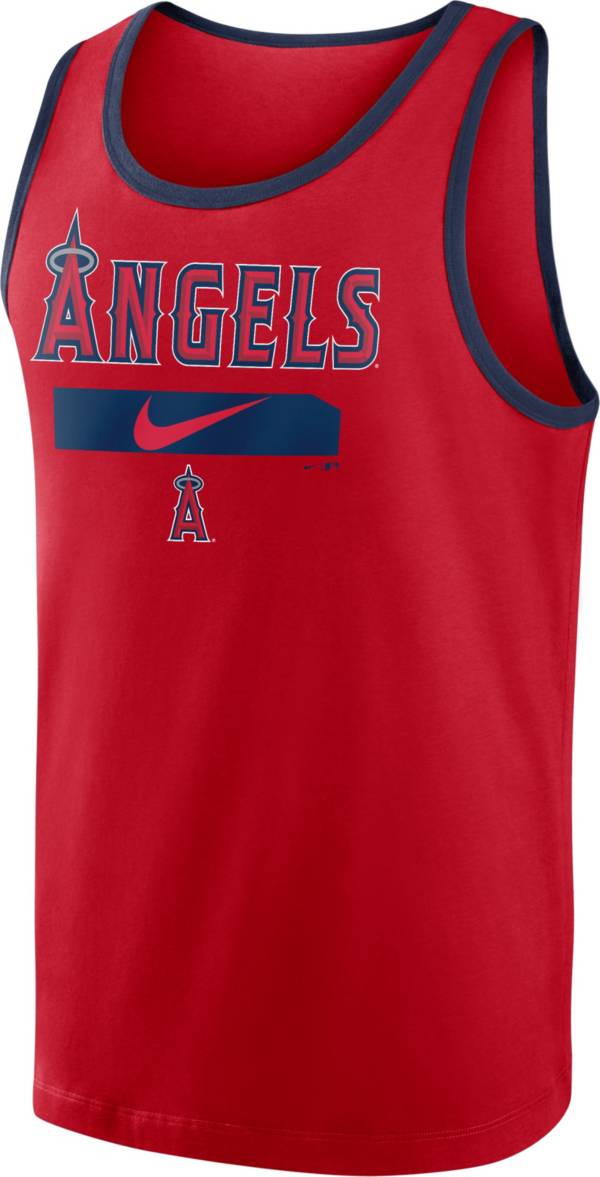 Nike Men's Los Angeles Angels Red Cotton Tank Top product image