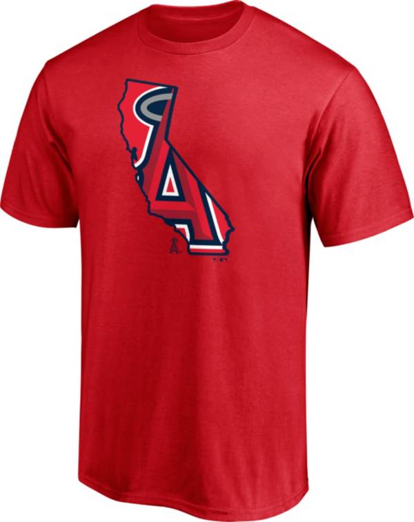 Fanatics Men's Los Angeles Angels Red Hometown T-Shirt