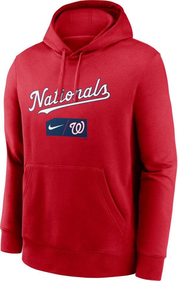 Nike Men's Washington Nationals Red Club Hoodie