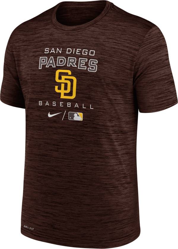 Nike Men's San Diego Padres Brown Legend Velocity T-Shirt