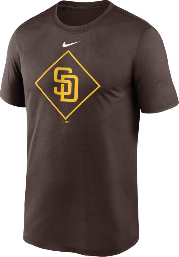 Nike Men's San Diego Padres Brown Legend Icon T-Shirt
