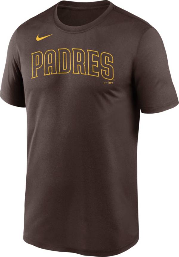 Nike Men's San Diego Padres Brown Legend Icon T-Shirt