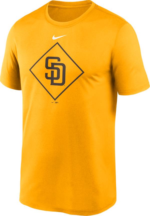 Nike Men's San Diego Padres Yellow Legend Icon T-Shirt