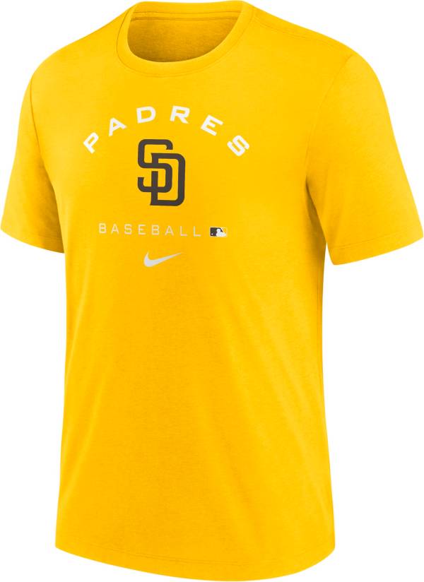 Nike Men's San Diego Padres Yellow Early Work T-Shirt product image