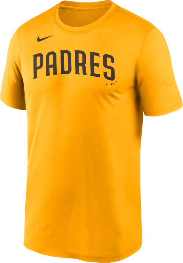 Nike Men's San Diego Padres Navy Legend Wordmark T-Shirt product image