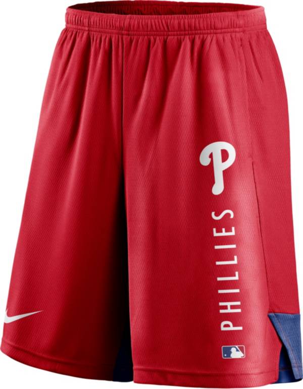 Nike Men's Philadelphia Phillies Red Authentic Collection Training Short