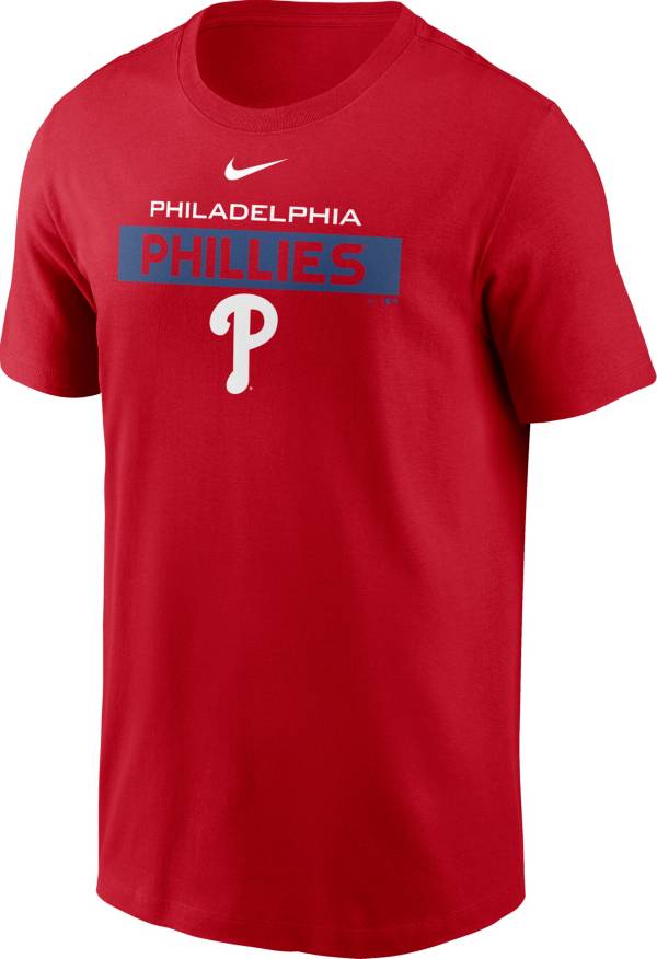 Nike Men's Philadelphia Phillies Red Cotton T-Shirt