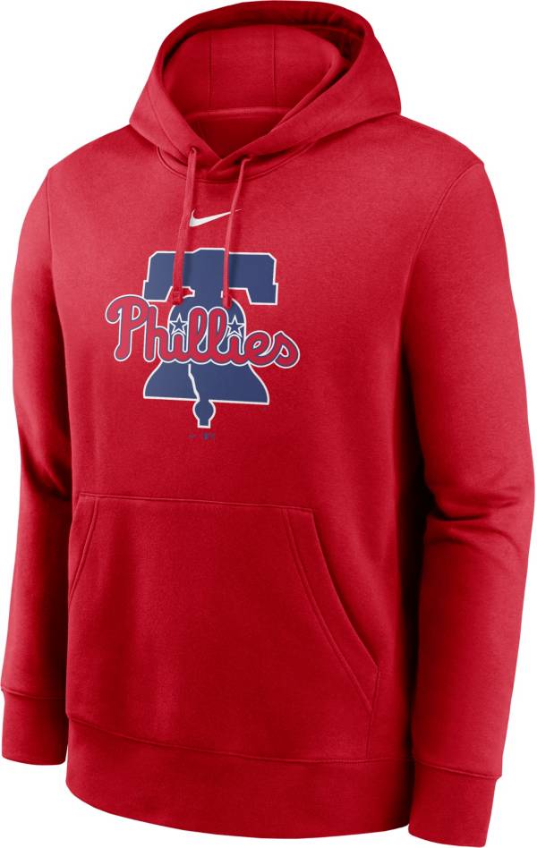 Nike Men's Philadelphia Phillies Red Club Fleece Hoodie