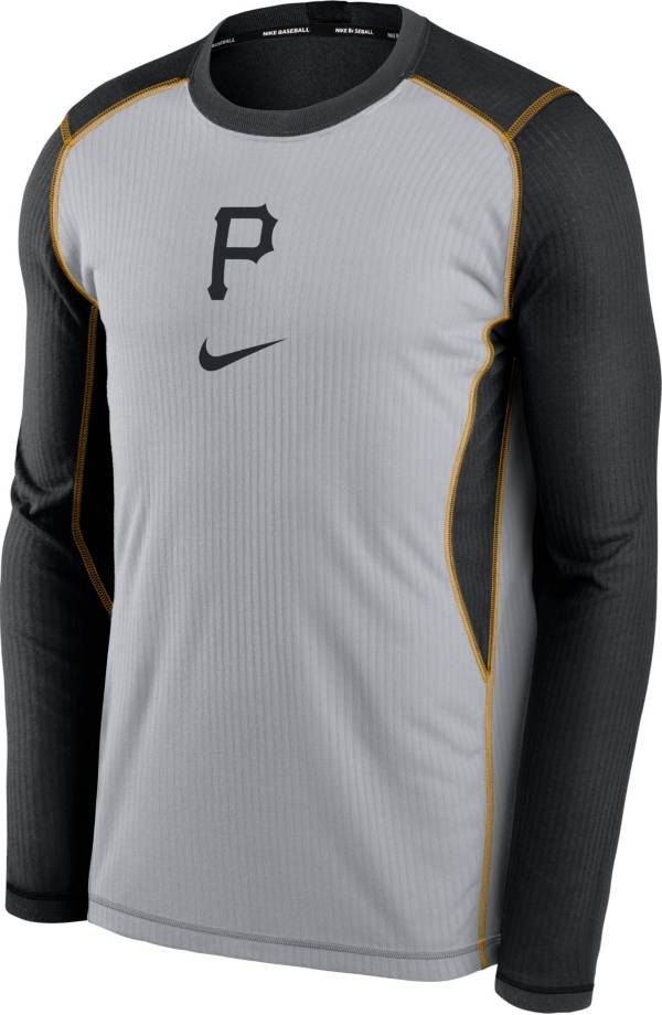 Nike Men's Pittsburgh Pirates Black Authentic Collection Game Long Sleeve T-Shirt