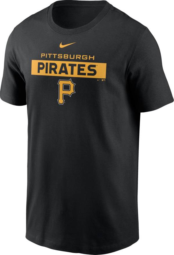 Nike Men's Pittsburgh Pirates Black Cotton T-Shirt product image