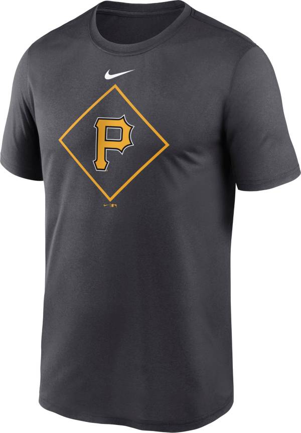 Nike Men's Pittsburgh Pirates Charcoal Legend Icon T-Shirt