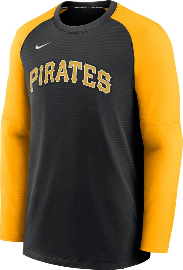 Nike Men's Pittsburgh Pirates Black Authentic Collection Pre-Game Long Sleeve T-Shirt