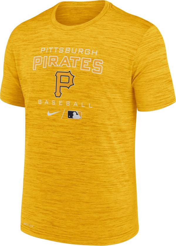Nike Men's Pittsburgh Pirates Yellow Legend Velocity T-Shirt product image