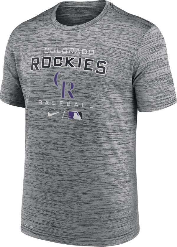 Nike Men's Colorado Rockies Black Legend Velocity T-Shirt