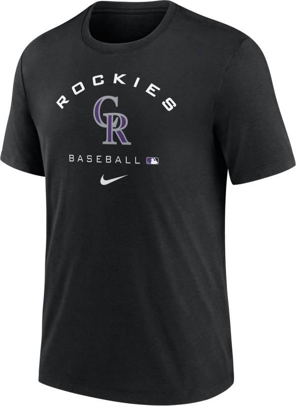 Nike Men's Colorado Rockies Black Early Work T-Shirt