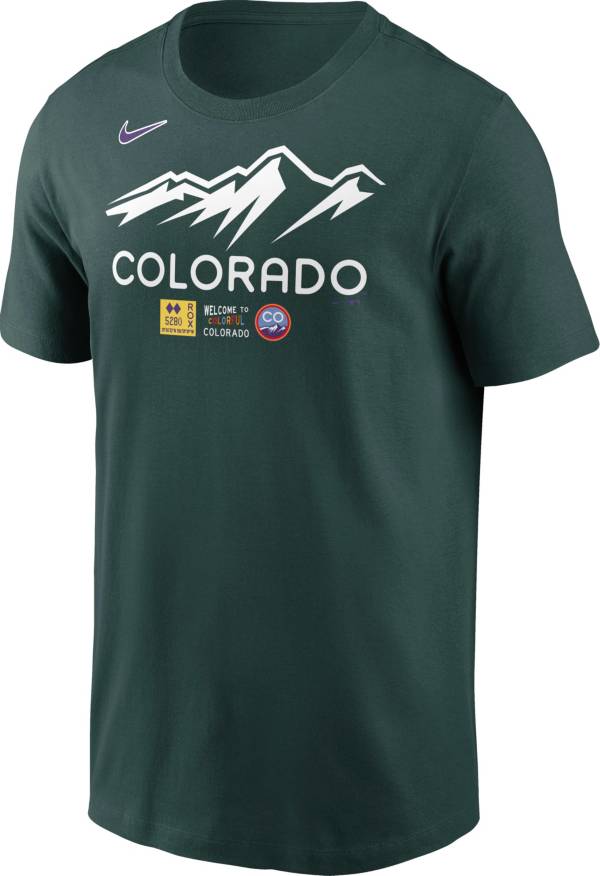 Nike Men's Colorado Rockies 2022 City Connect Wordmark T-Shirt product image