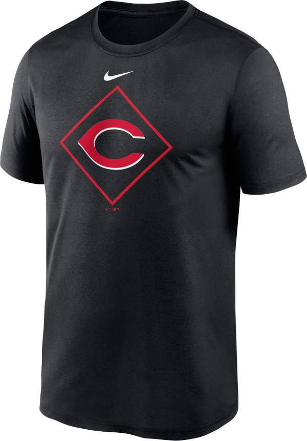 Nike Men's Cincinnati Reds Black Legend Icon T-Shirt