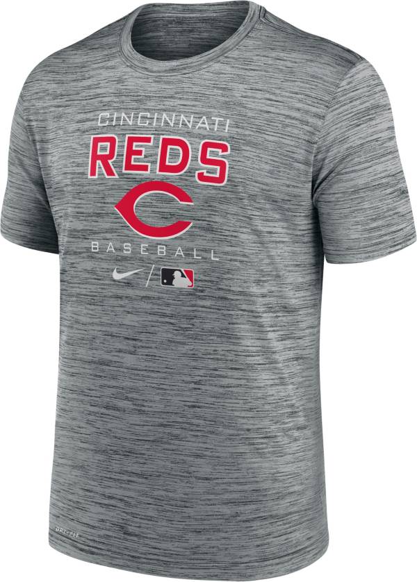 Nike Men's Cincinnati Reds Gray Legend Velocity T-Shirt