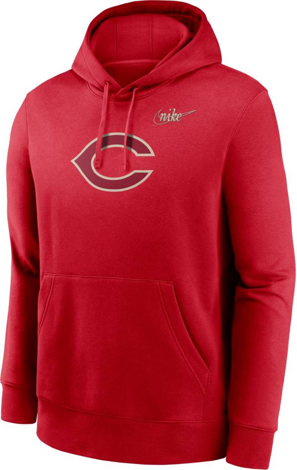 Nike Men's Cincinnati Reds Navy Cooperstown Club Hoodie