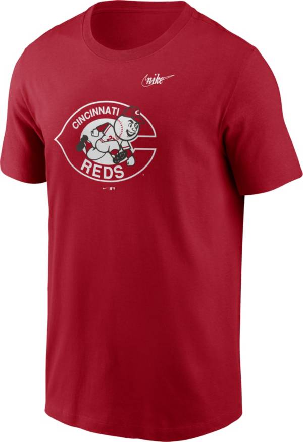 Nike Men's Cincinnati Reds Red Logo T-Shirt