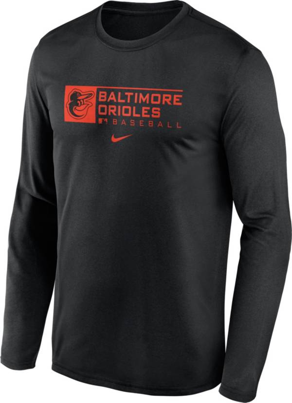 Nike Men's Baltimore Orioles Black Legend Issue Long Sleeve T-Shirt