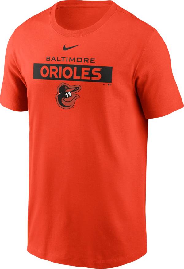 Nike Men's Baltimore Orioles Orange Cotton T-Shirt