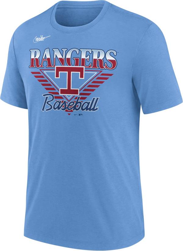 Nike Men's Texas Rangers Blue Cooperstown Rewind T-Shirt product image
