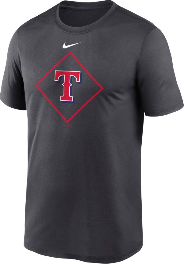 Nike Men's Texas Rangers Charcoal Legend Icon T-Shirt