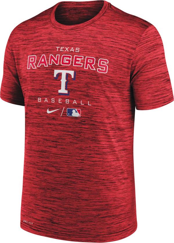 Nike Men's Texas Rangers Red Legend Velocity T-Shirt