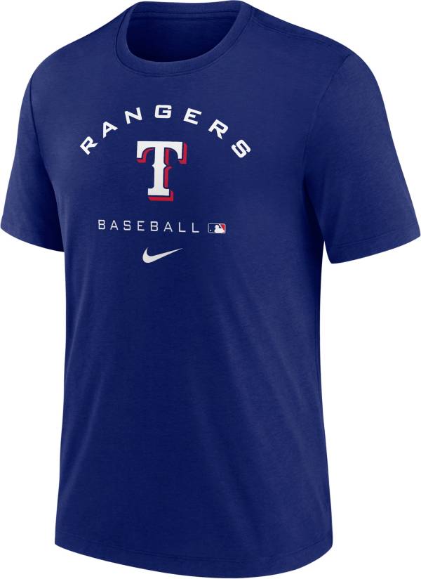 Nike Men's Texas Rangers Royal Early Work T-Shirt