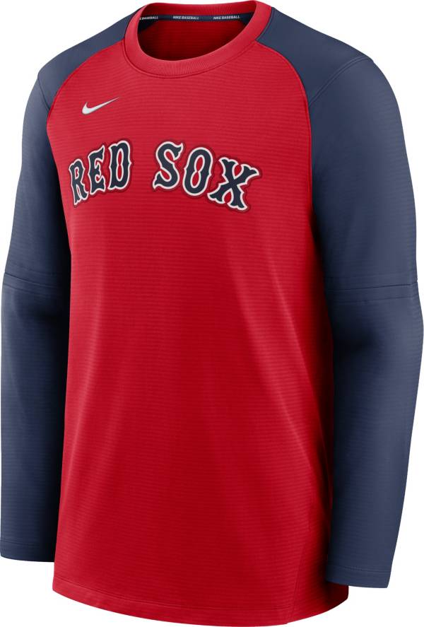 Nike Men's Boston Red Sox Red Authentic Collection Pre-Game Long Sleeve T-Shirt