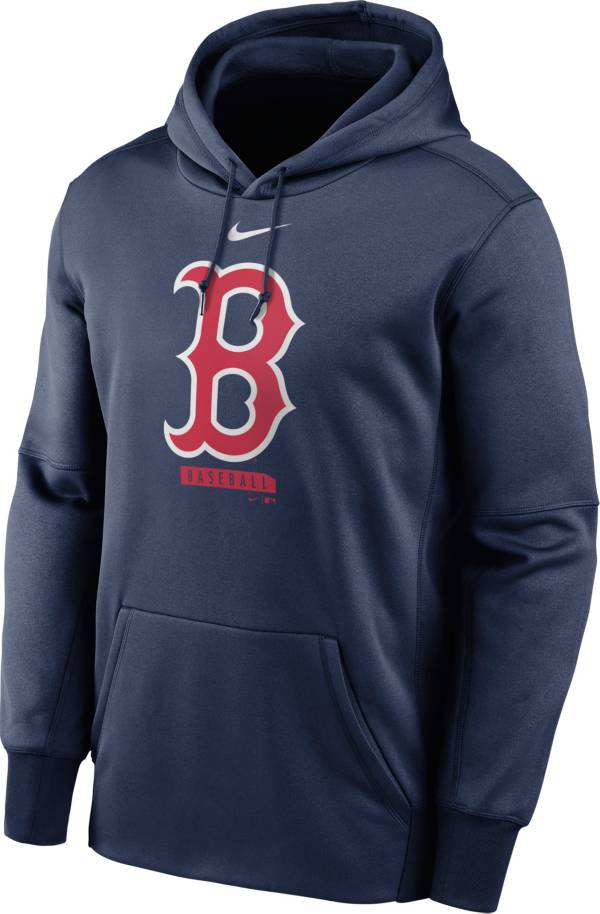 Nike Men's Boston Red Sox Navy Therma-FIT Hoodie