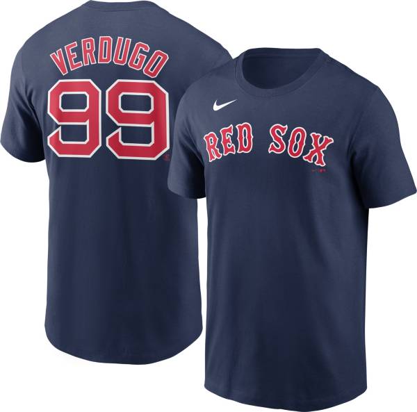 Nike Men's Boston Red Sox Alex Verdugo #99 Navy T-Shirt