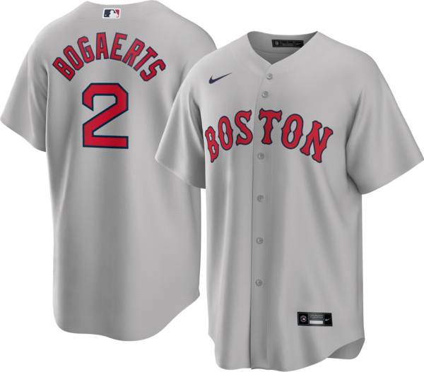 Nike Men's Boston Red Sox Xander Bogaerts #2 Grey Cool Base Jersey