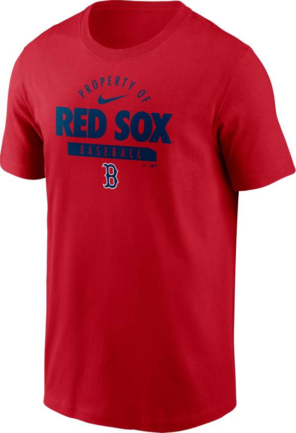 Nike Men's Boston Red Sox Red Property Logo T-Shirt