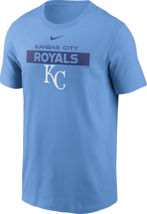 Nike Men's Kansas City Royals Blue Cotton T-Shirt