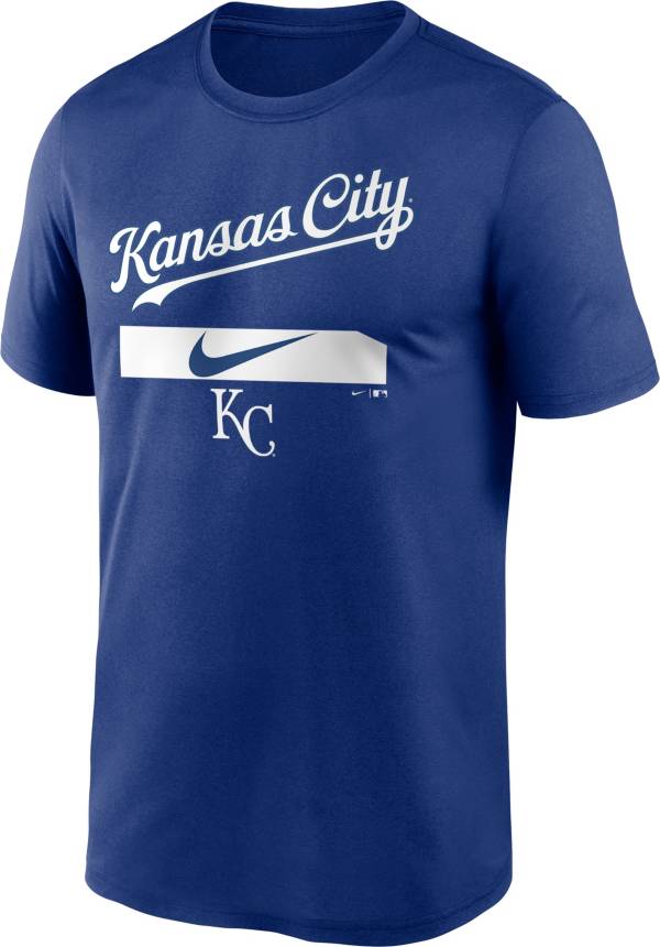 Nike Men's Kansas City Royals Royal Blue Practice Cotton T-Shirt