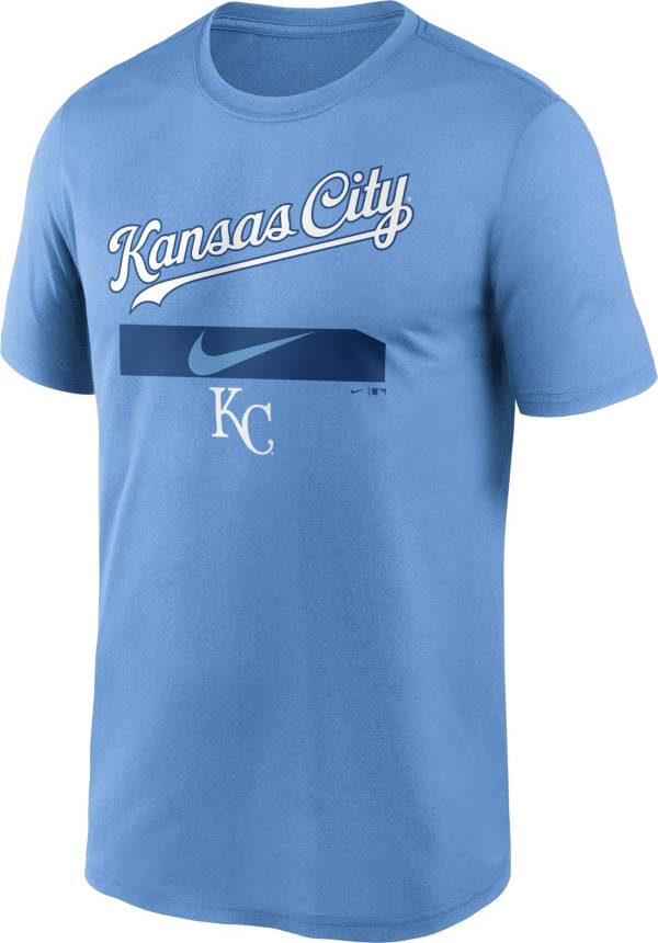 Nike Men's Kansas City Royals Royal Blue Practice Cotton T-Shirt