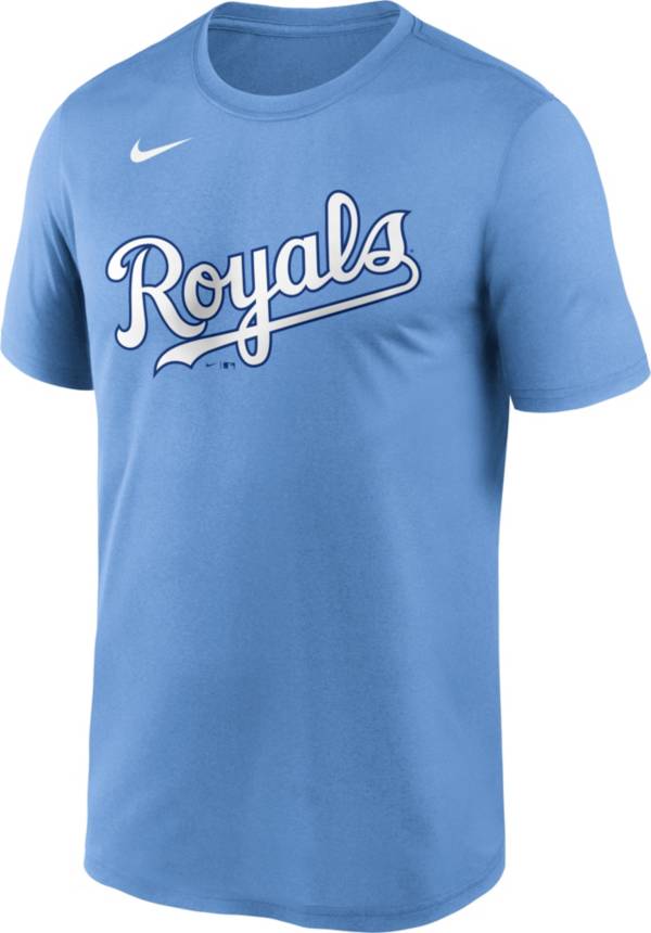 Nike Men's Kansas City Royals Royal Blue Wordmark Legend T-Shirt